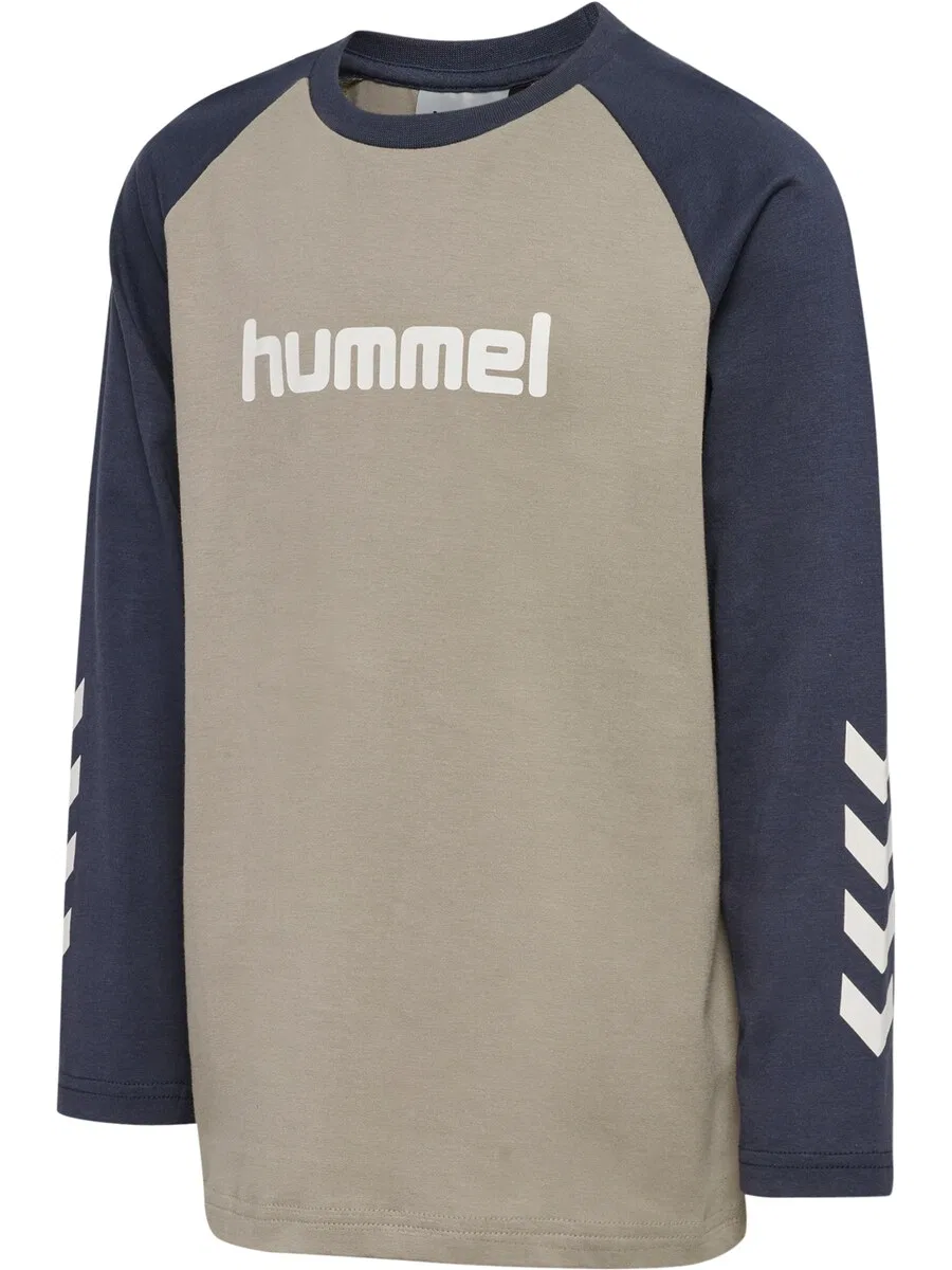 Футболка Hummel Performance коричневого цвета — фото 3
