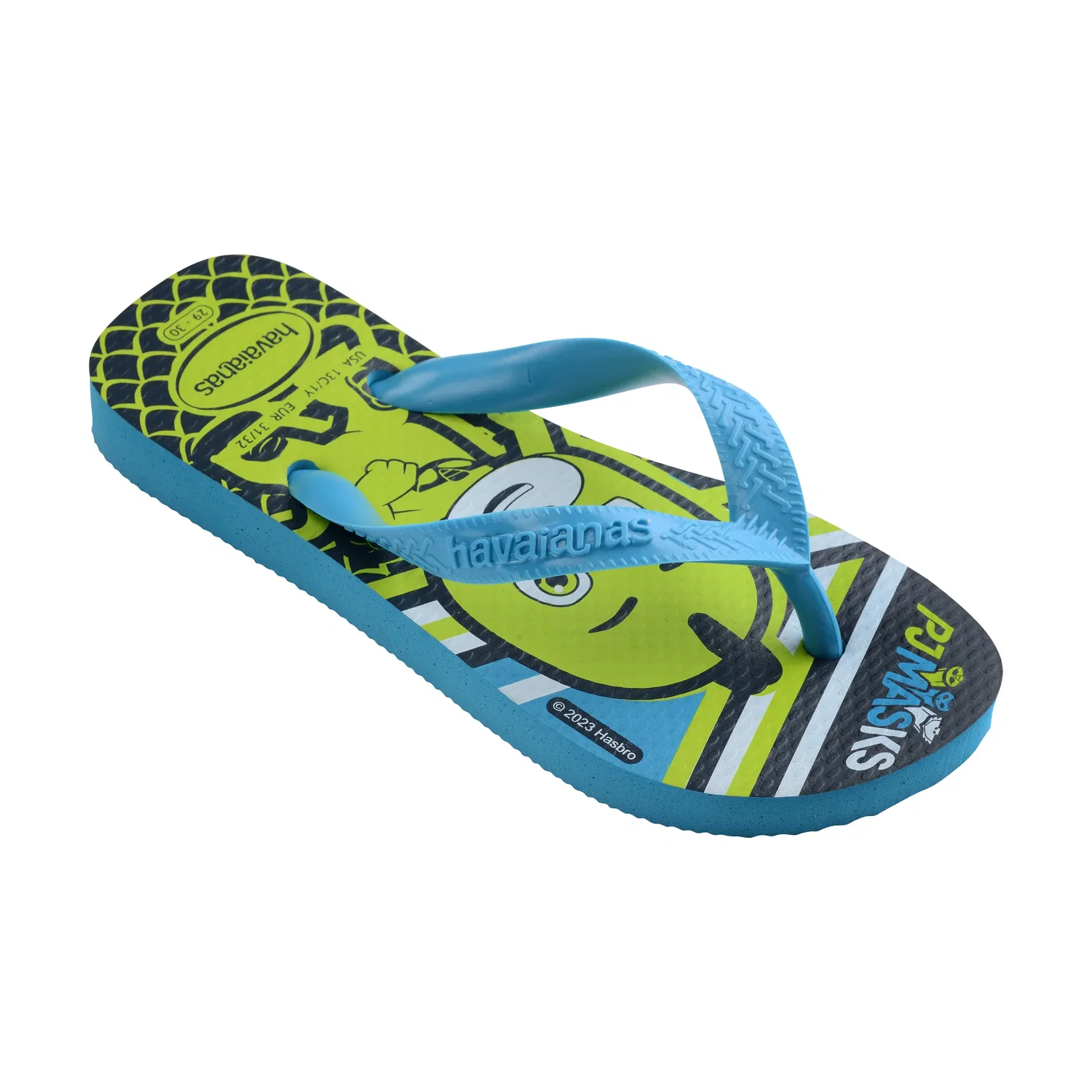 Детские сандалии с принтом PJ Masks Havaianas, синий — фото 2