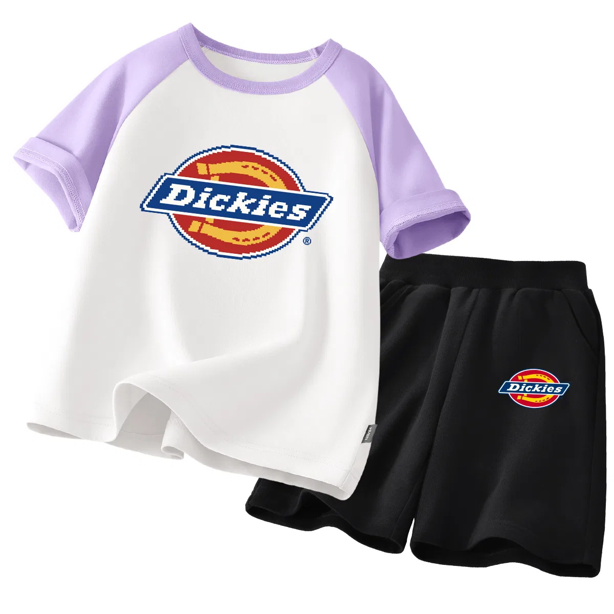 Детский спортивный комплект с логотипом Sizhi Purple White+S Logo K Black, Dickies, Sizhi Purple White+S Logo K Black