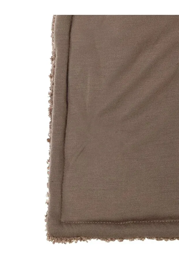 Детское пальто для девочек с капюшоном Shepherd button Civil Baby, Brown — фото 4