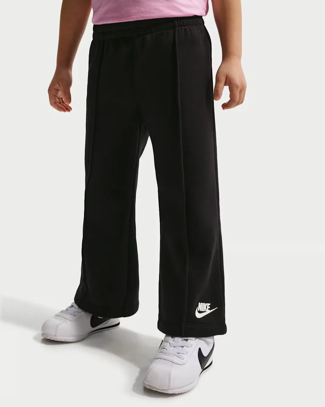 Детский комплект из двух предметов: широкие штаны и брюки Nike Retro Remix, Black — фото 4
