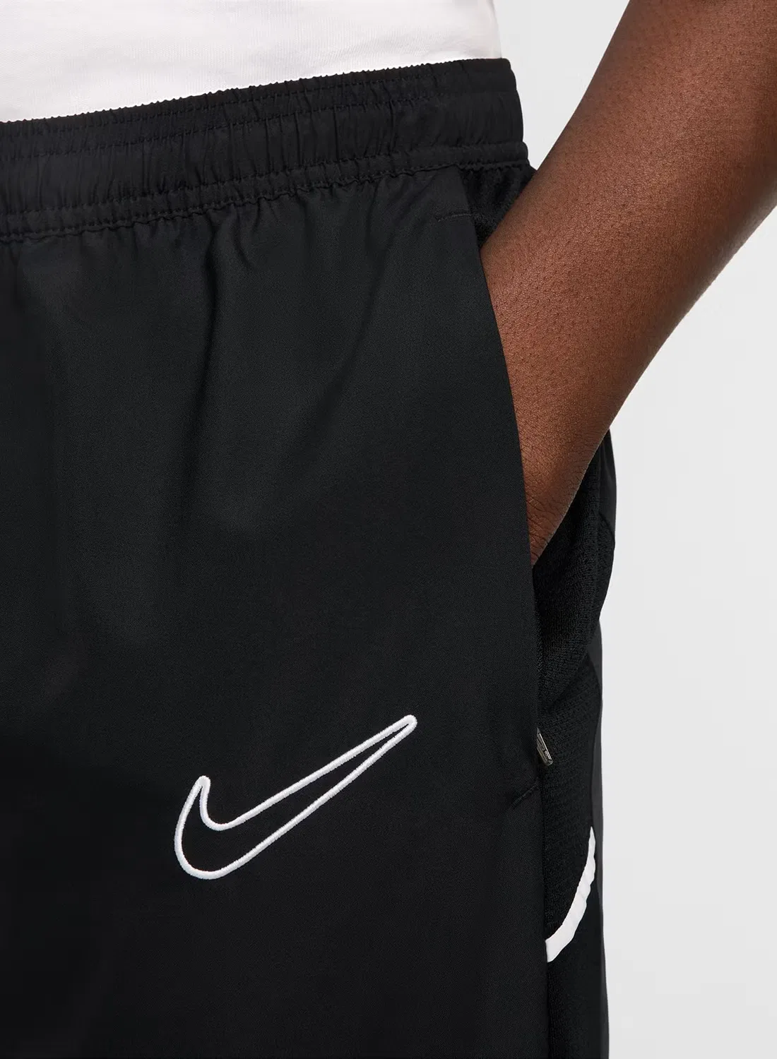 Брюки спортивные с сетчатыми вставками Nike, черный — фото 3