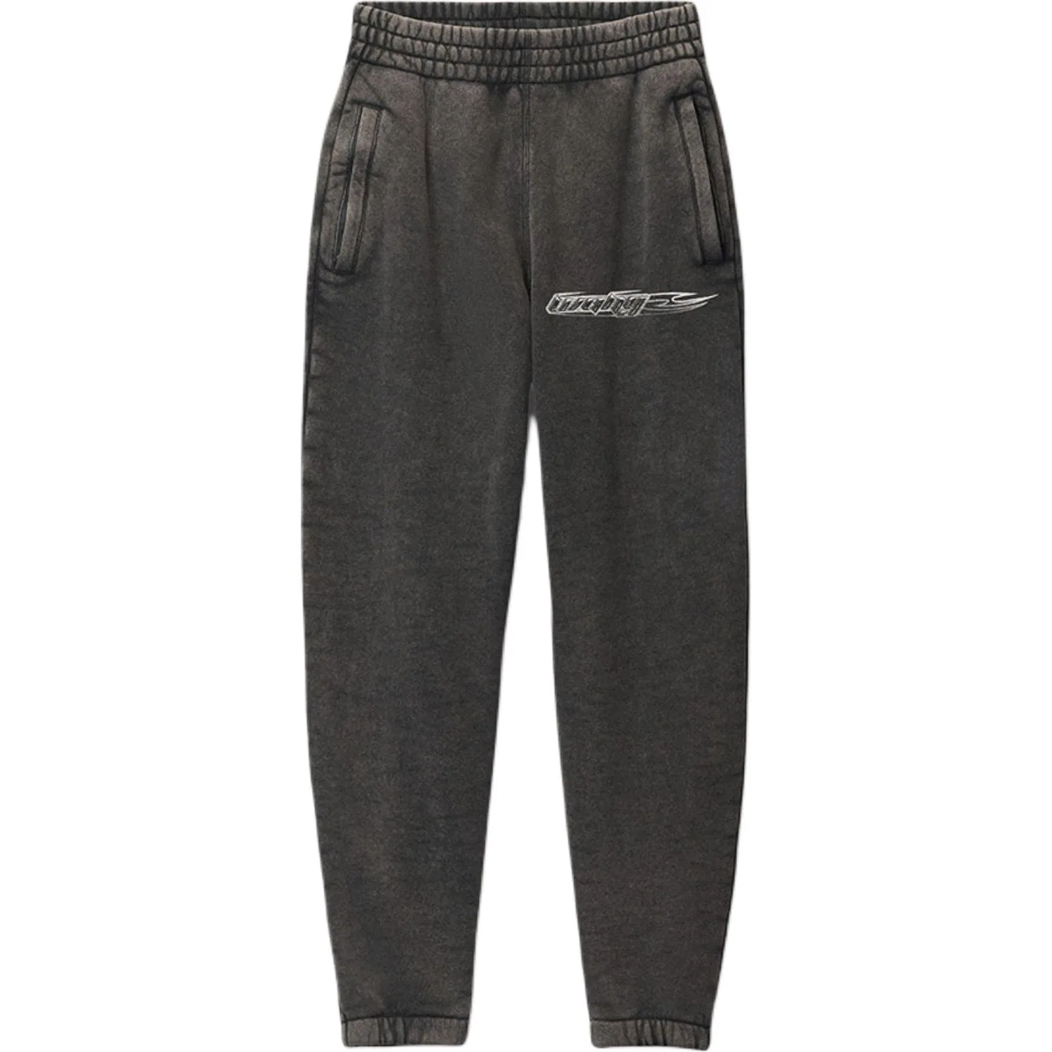Женские трикотажные спортивные штаны с принтом Washed Oyster Alexander Wang, Washed Oyster