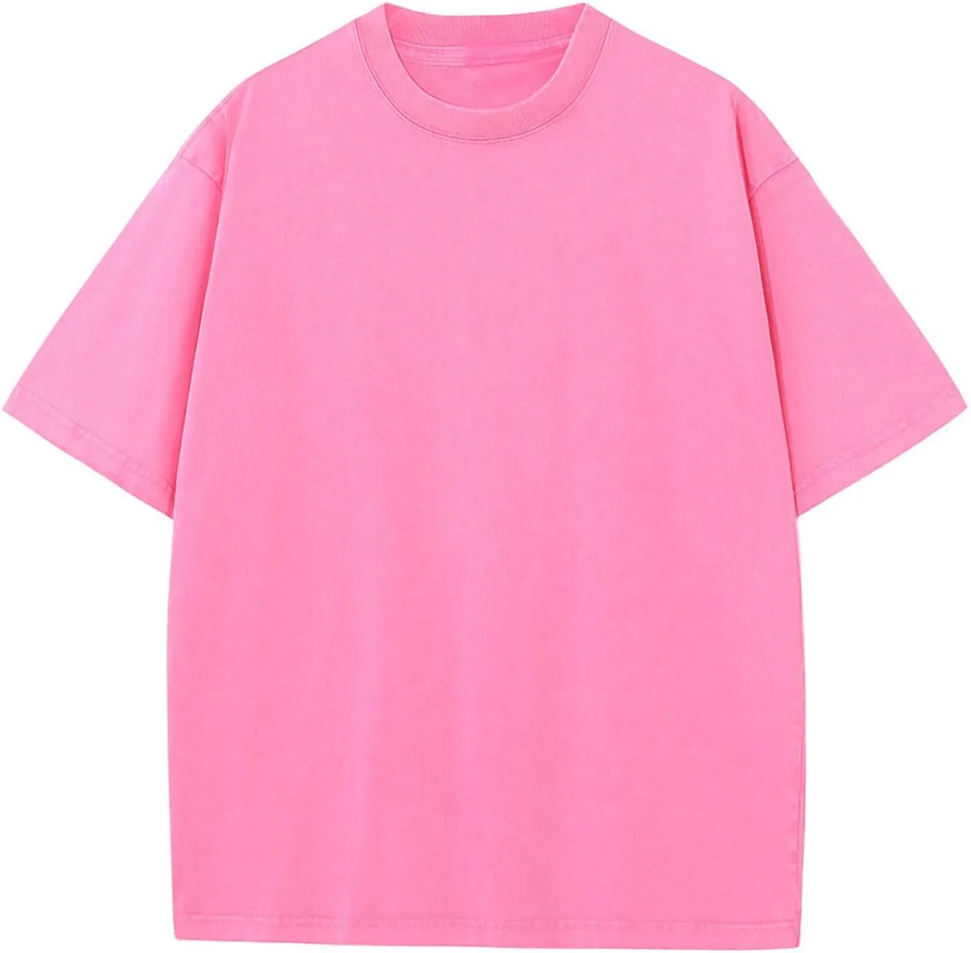 Мужская футболка с круглым вырезом из мягкого хлопка Athletic Slim Fit, Hot Pink — фото 4