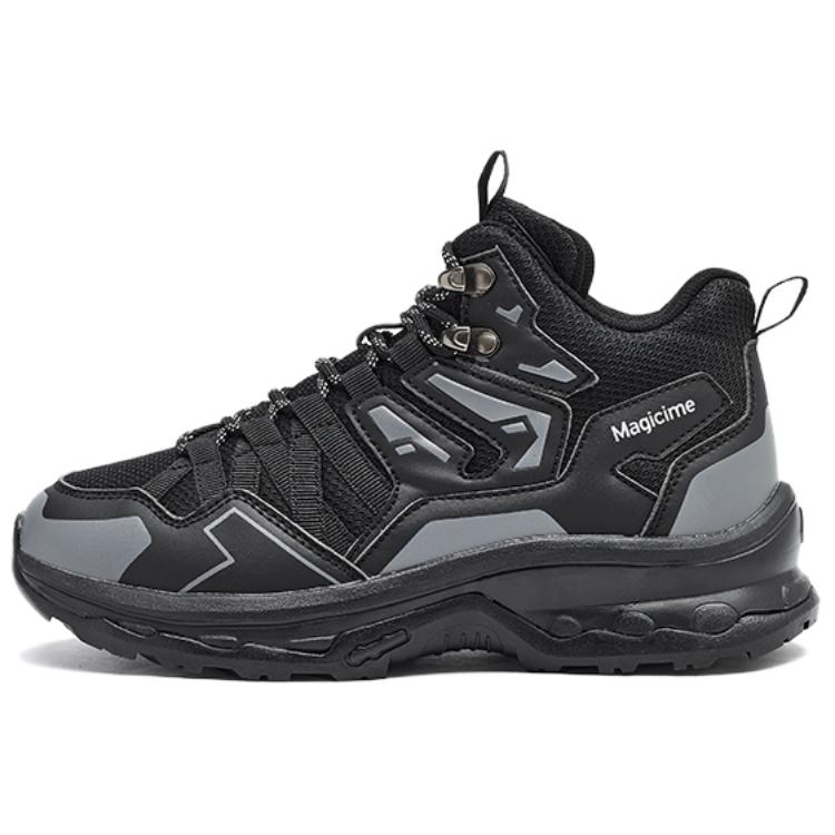 

AGSDON Женские трекинговые ботинки с низким голенищем устойчивые к истиранию черные, цвет Black