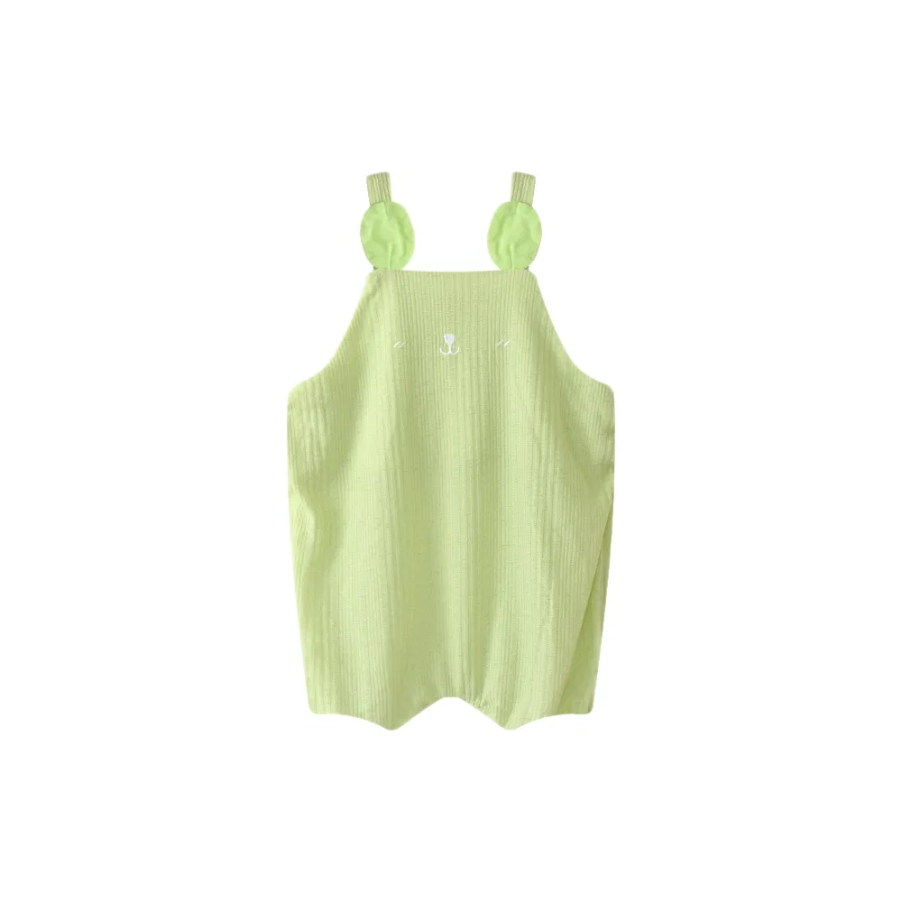 Детский комбинезон-сарафан с ушками медвежонка Babyblee Summer Reel Suit, Желтый