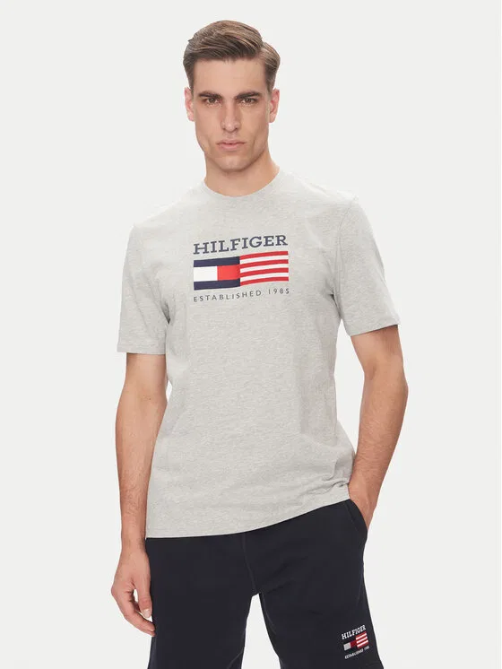 Футболка regular fit American Monotype Tommy Hilfiger, серый