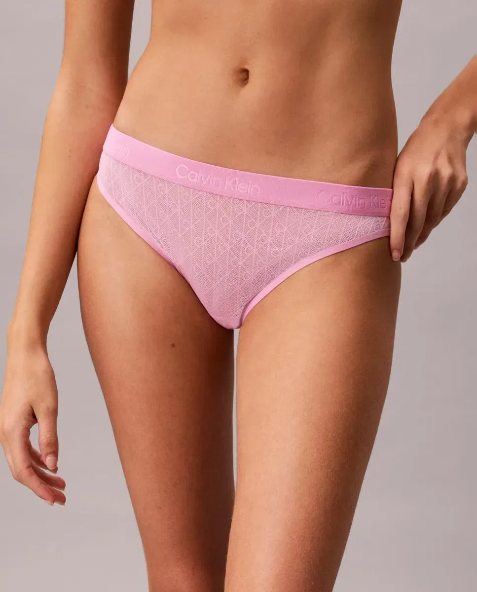 Женские трусы с принтом ICON LOGO LACE Calvin Klein, Rosa