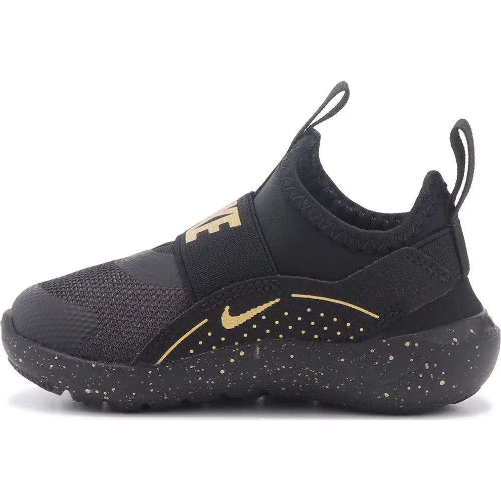Детские кроссовки Flex Runner 4 без шнурков для малышей Nike, Black/Gold — фото 3