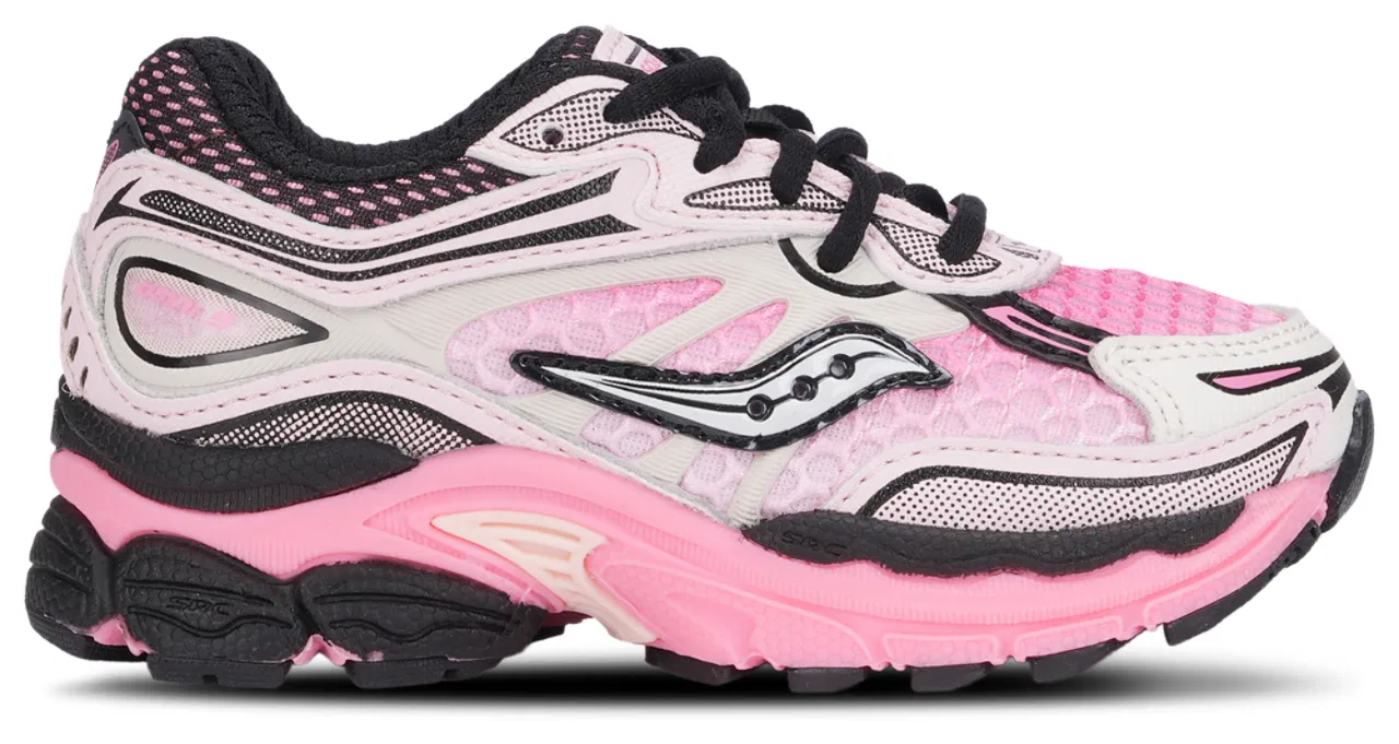 Детские кроссовки для девочек с ретро-дизайном Omni 9 Saucony, Salmon Black