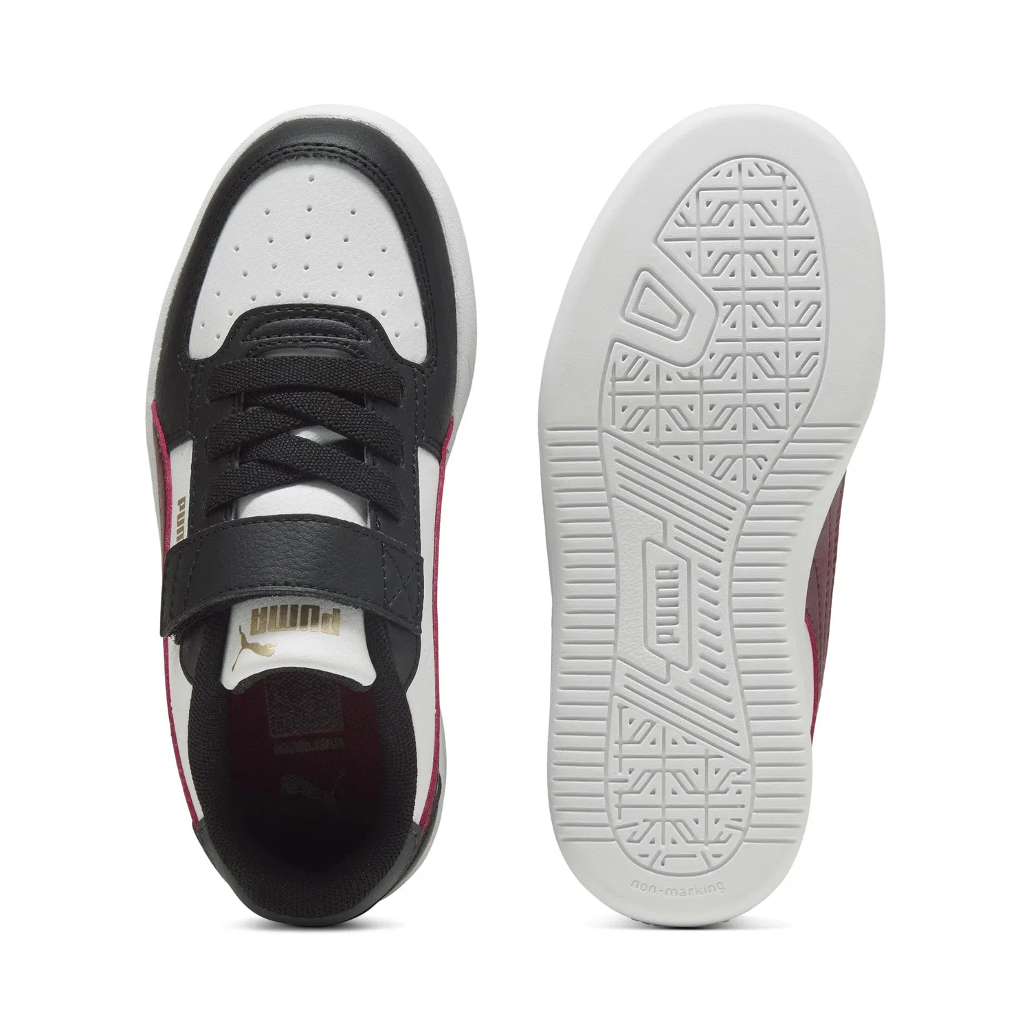 Детские кроссовки для мальчиков с красочным принтом Caven Ac+ps PUMA PUMA Black Team Regal Red PUMA White V2 — фото 4