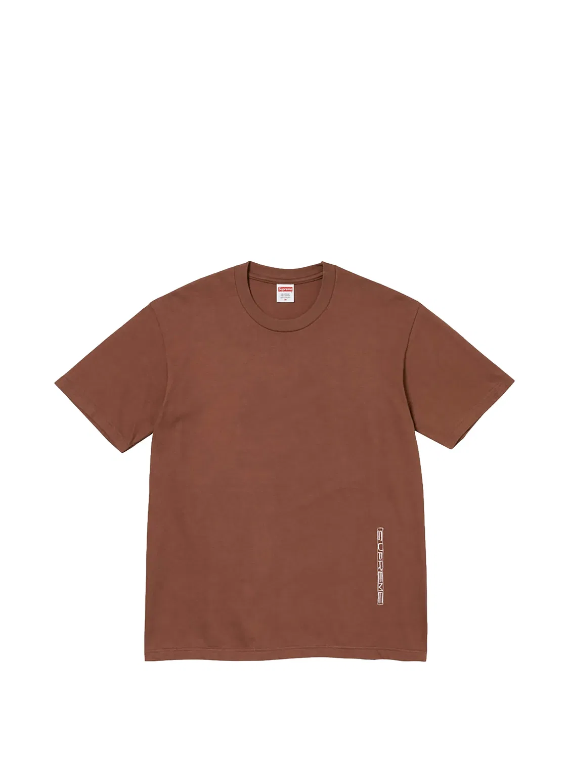 Футболка с графичным принтом Supreme, коричневый