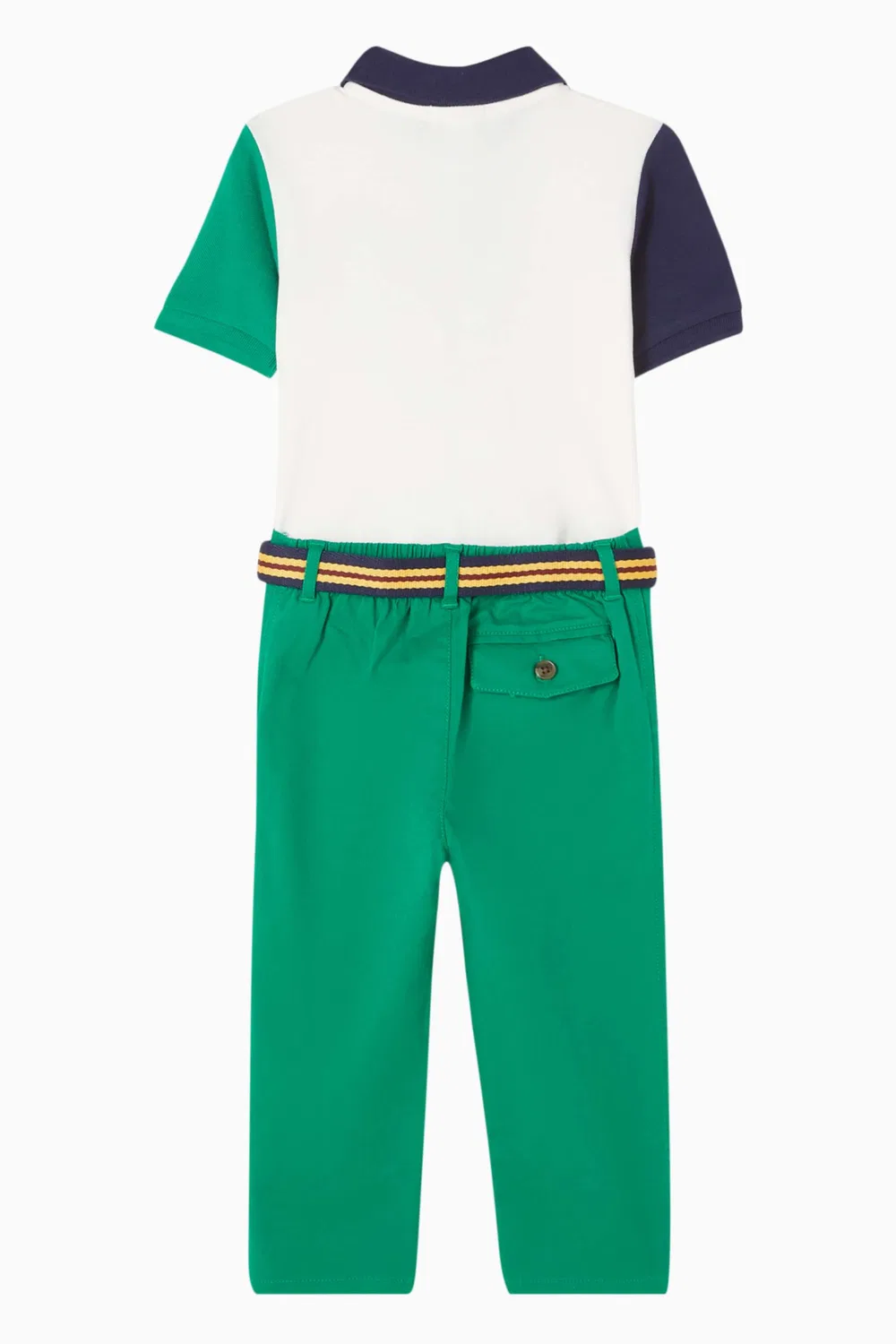 Комплект из трикотажа с принтом хлопковый Polo Ralph Lauren — фото 3