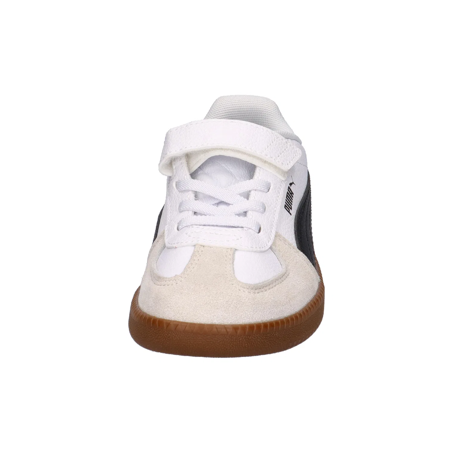 Детские кроссовки с закрытой фиксацией Club LT AC PS Puma, Weiß Schwarz Weiß — фото 3