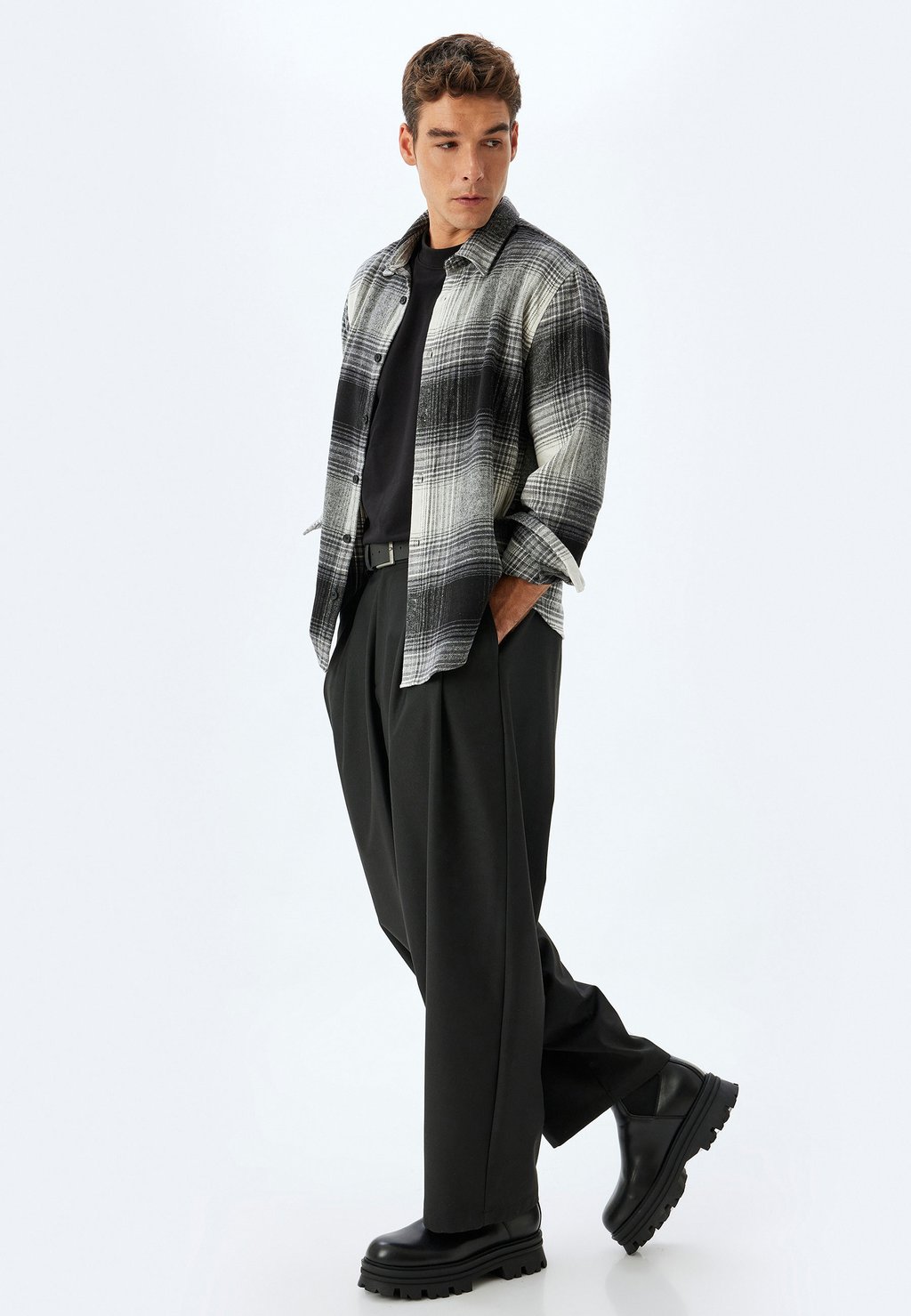 

Рубашка PLAID Koton, черный