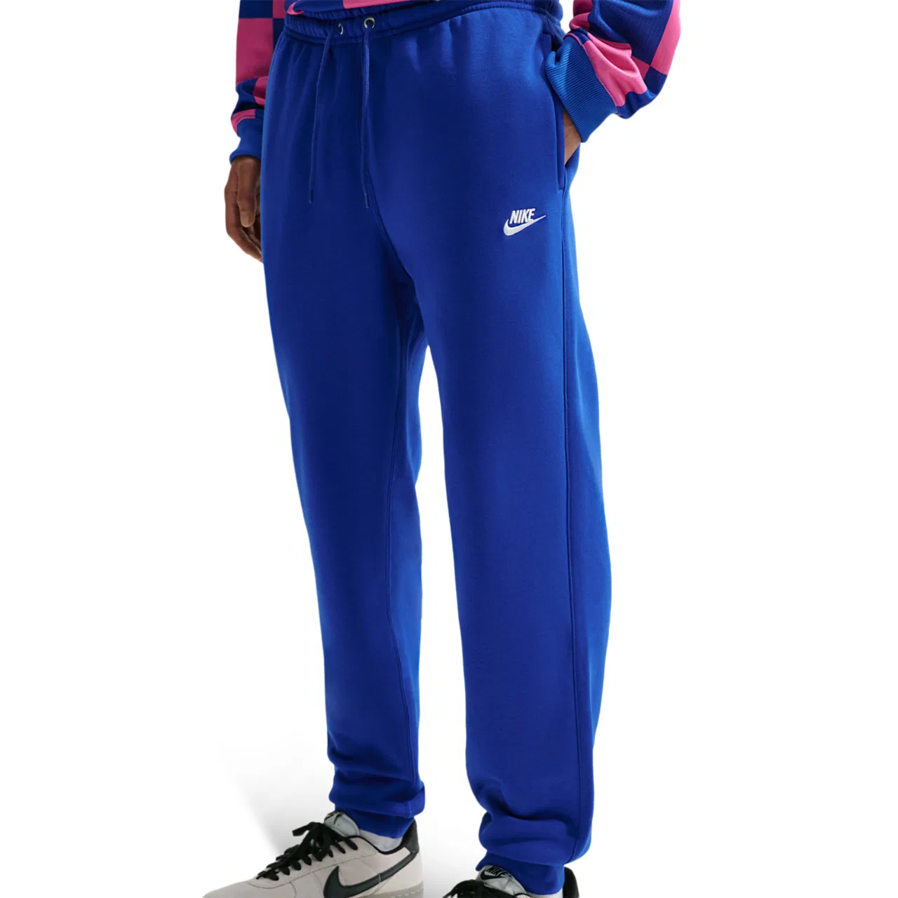 Мужские джоггеры с эластичным поясом и кулиской Nike Club, Old Royal/White