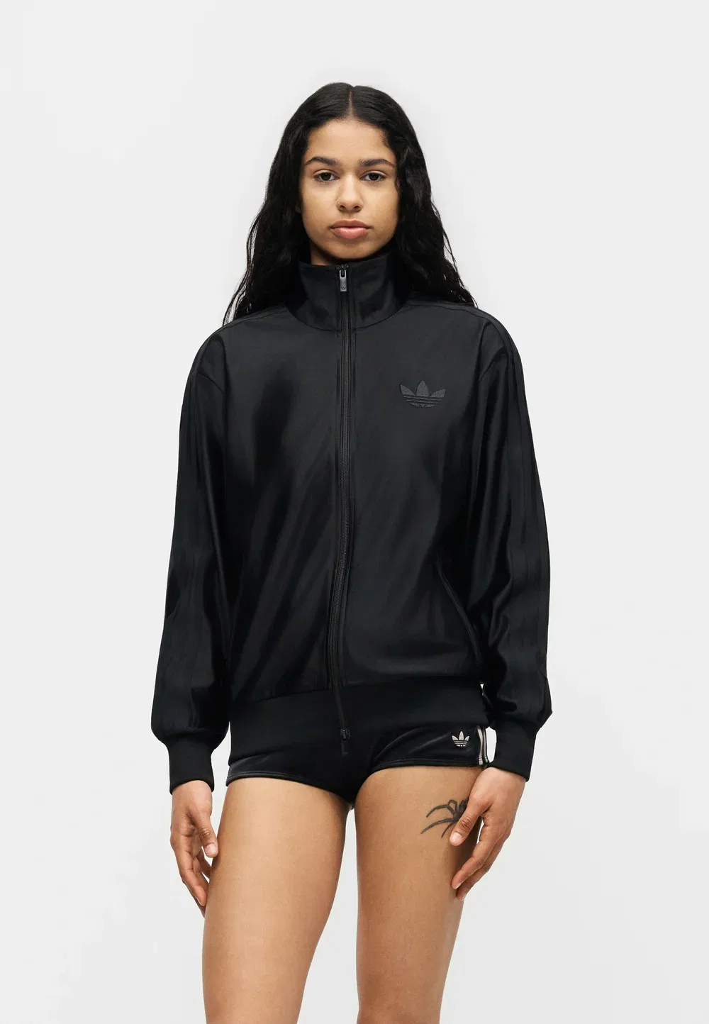 Свободная толстовка Firebird на молнии Adidas Originals, Black — фото 3