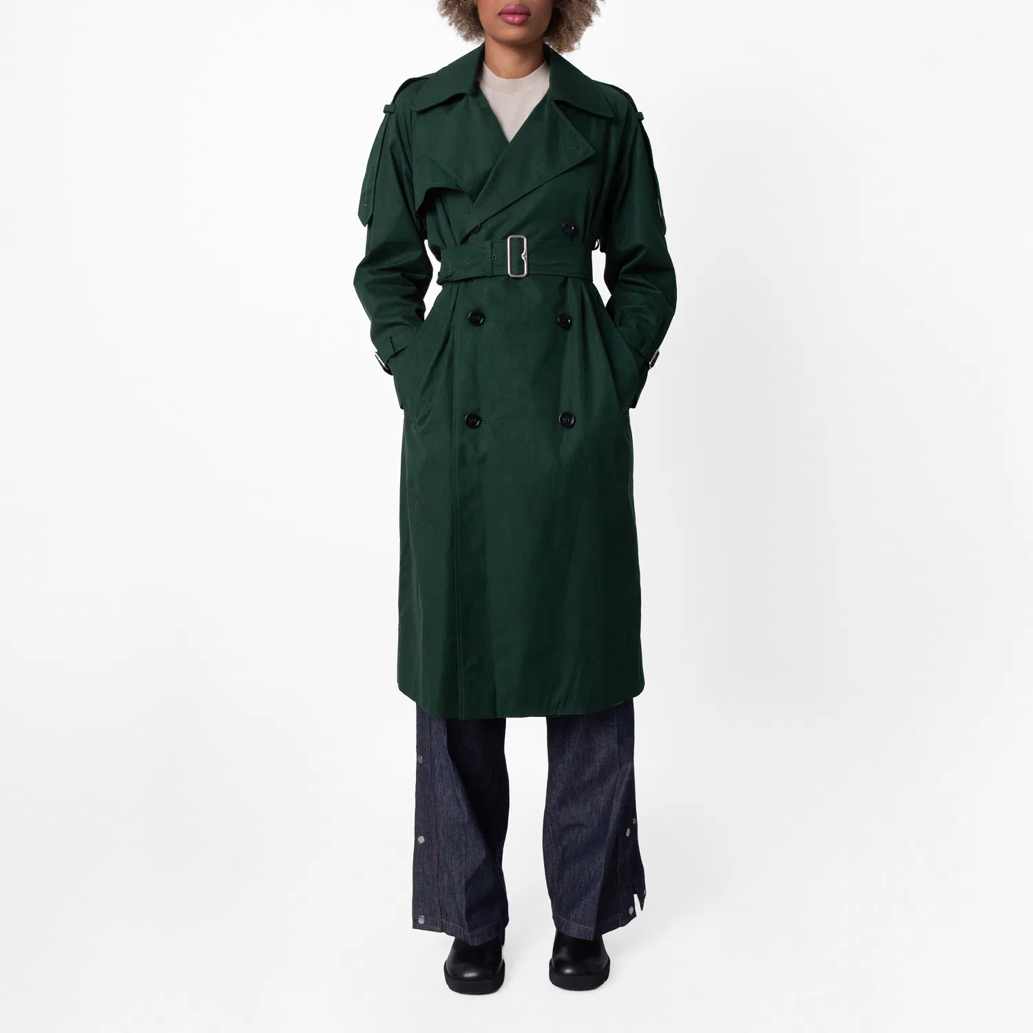 Плащ-тренч двубортный Castleford Burberry, Ivy