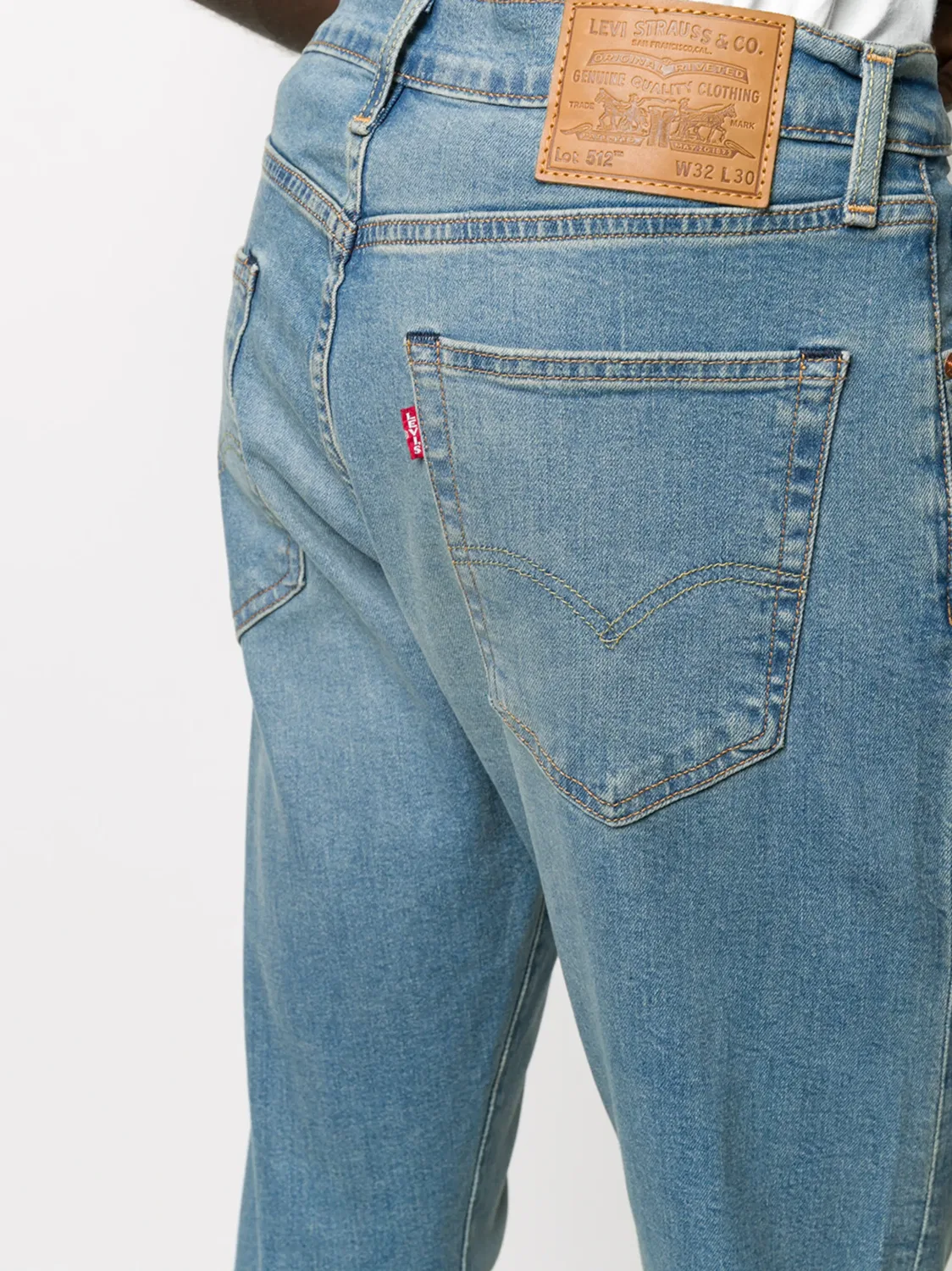 Levi's Джинсы зауженные синие — фото 4