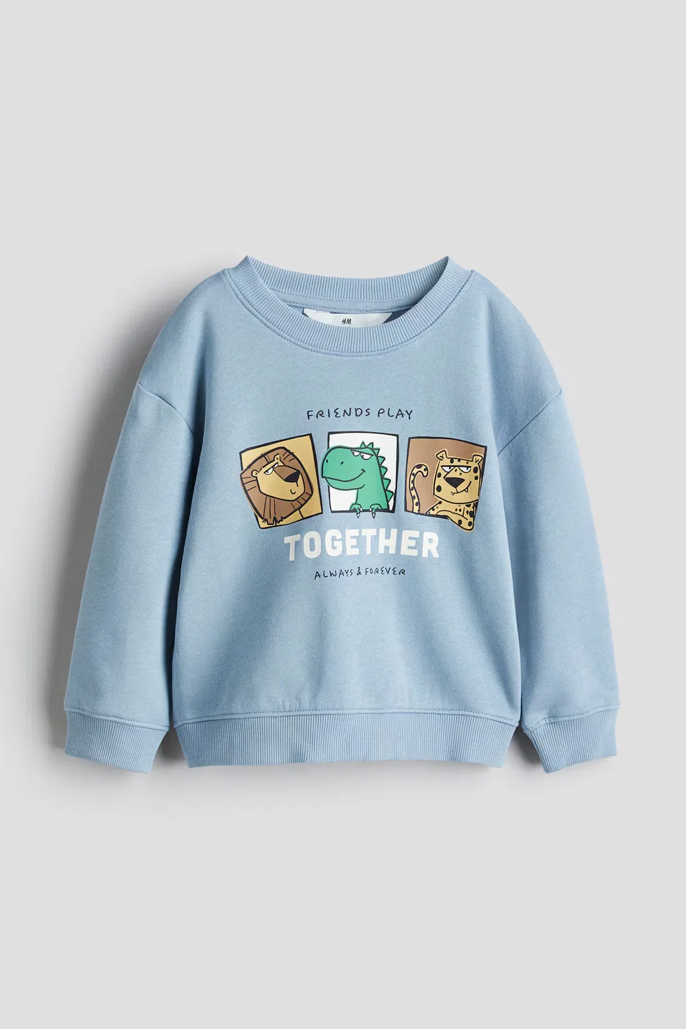 Толстовка H&M, Hellblau/Together