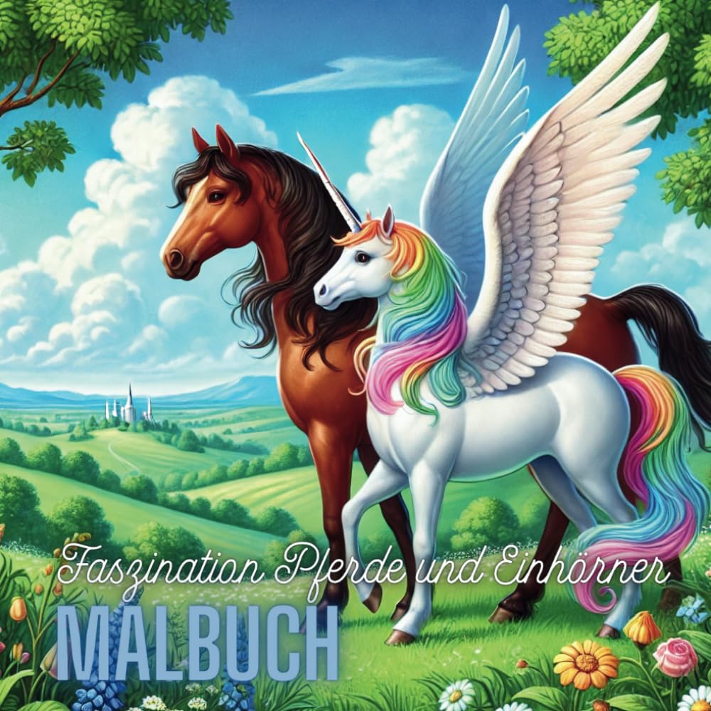 

Faszination Pferde und Einhörner: Magische Momente zum Ausmalen: Ein Malbuch für kreative Entspannung und Fantasie für Erwachsene, Jugendliche und Kinder (German Edition) (Independently published)