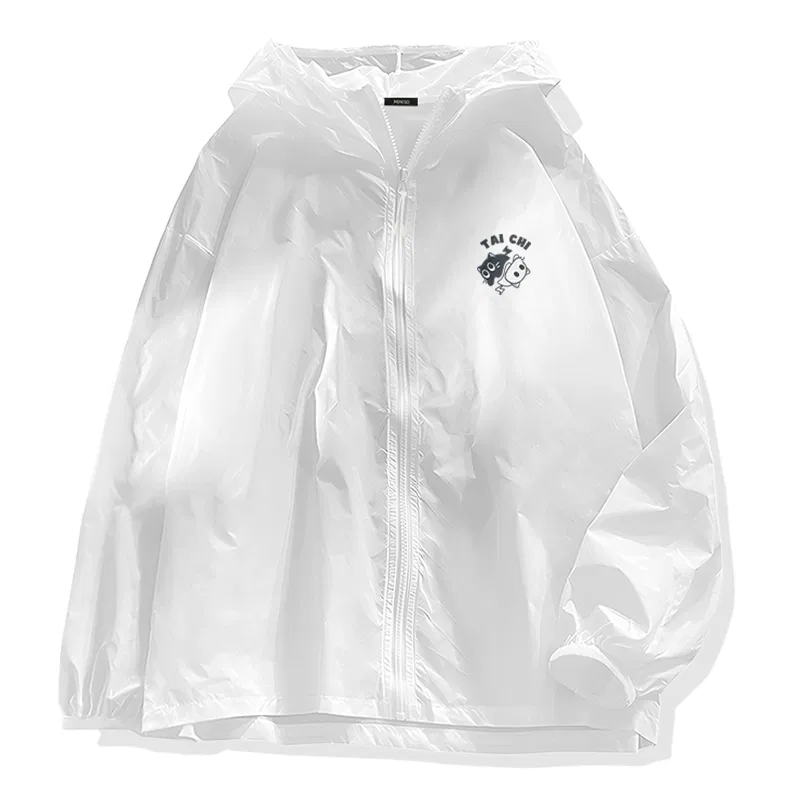 Детская ветровка с защитой от солнца B Tai Chi Cat Chest Logo MINISO, [UPF50+] White