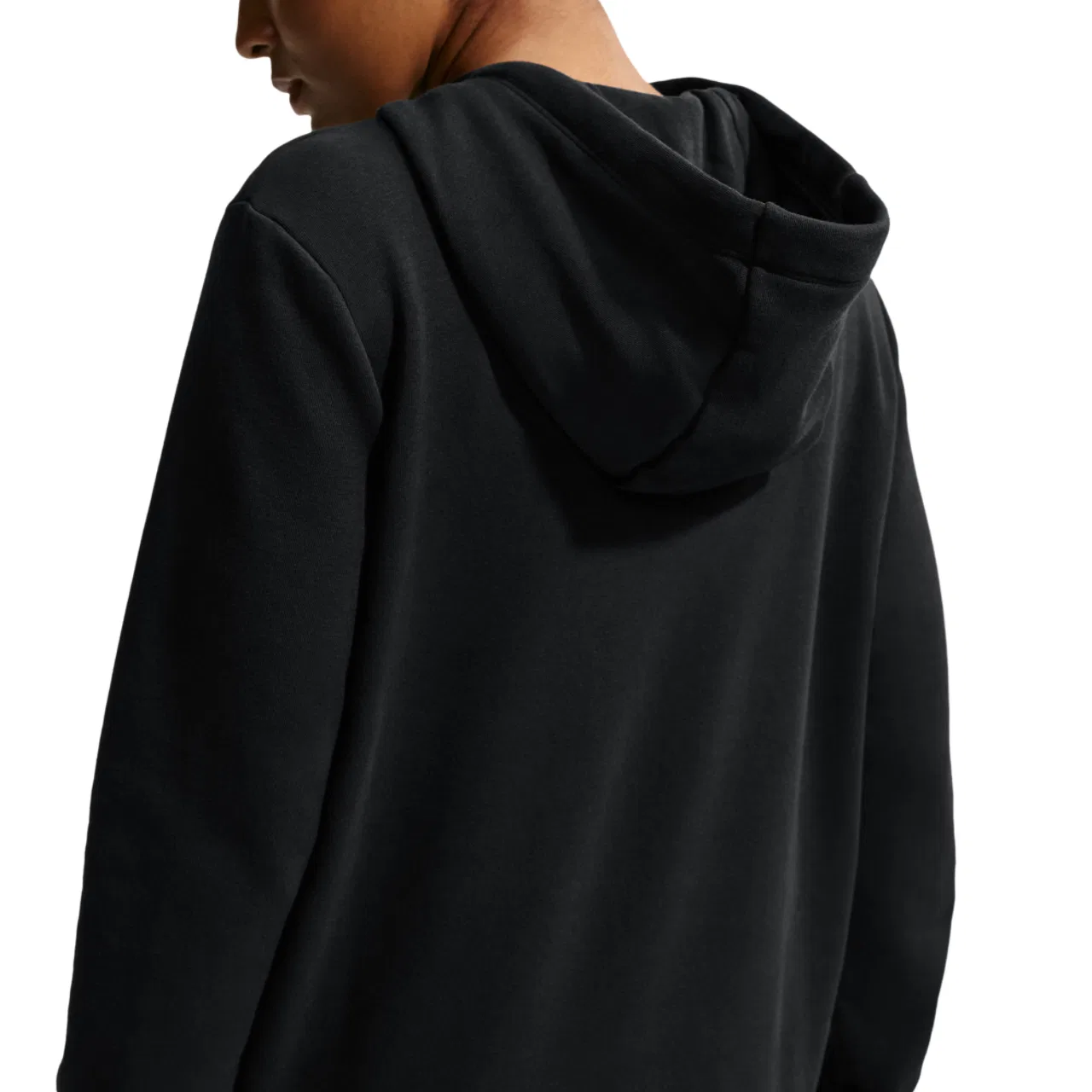 Женская толстовка Club Fleece Nike, черный/белый — фото 4