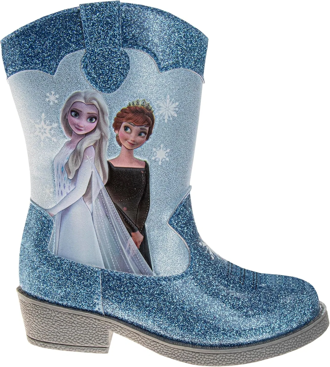Детские сапоги-ковбойки с принтом Minnie Mouse Cowgirl Western Boots Disney, Blue — фото 2