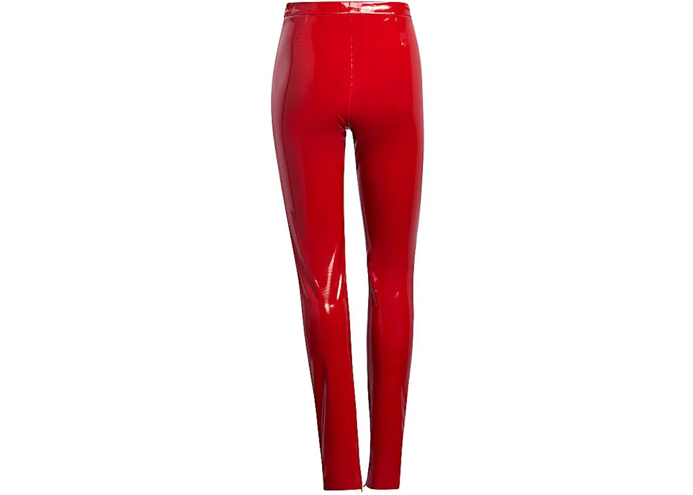 Женские брюки прямого кроя из латекса Ivy Park Adidas, Red — фото 2