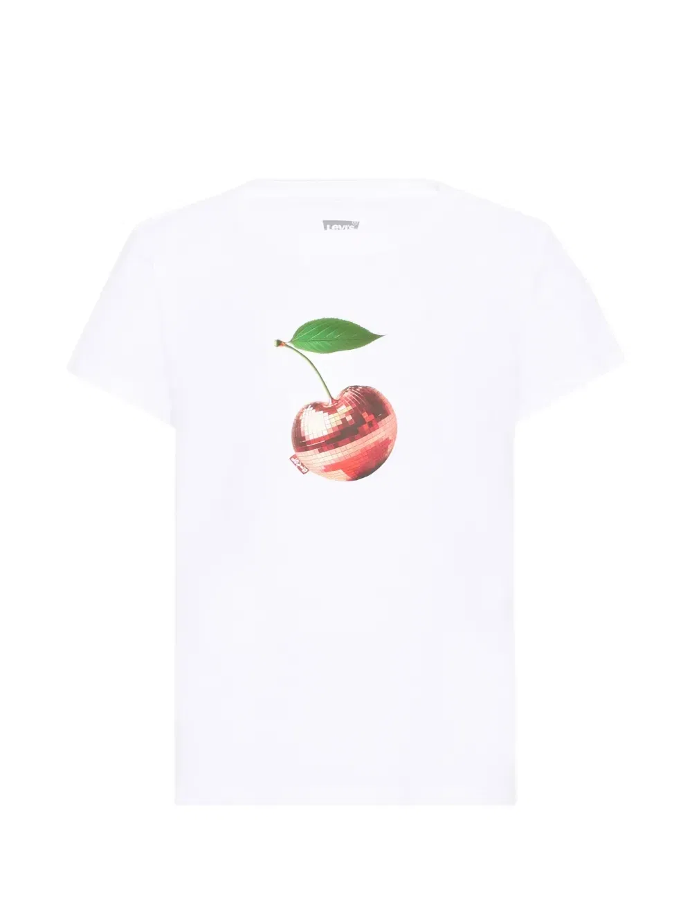 Футболка с вишневым принтом Levi'S Kids, белый