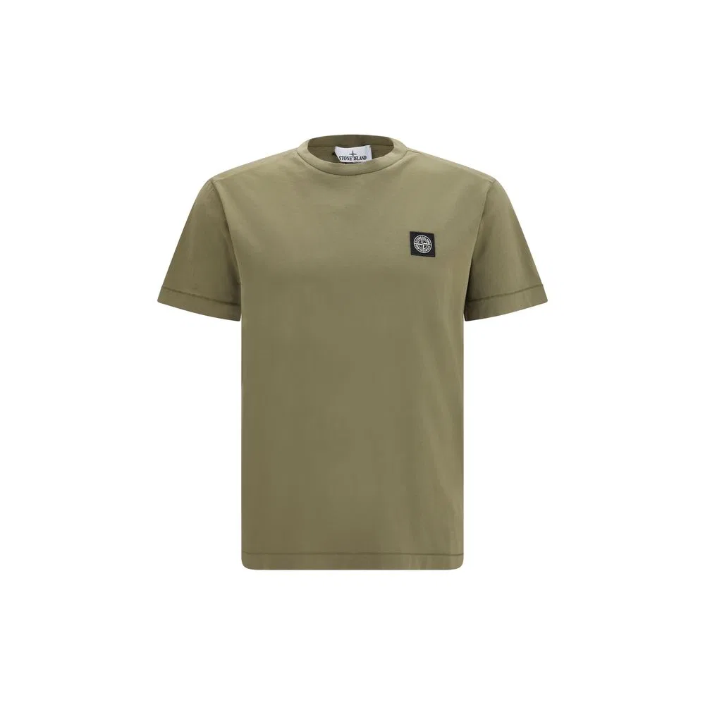 Мужская футболка с патчем-логотипом Bicolor Cotton T-Shirt Stone Island, Bicolor