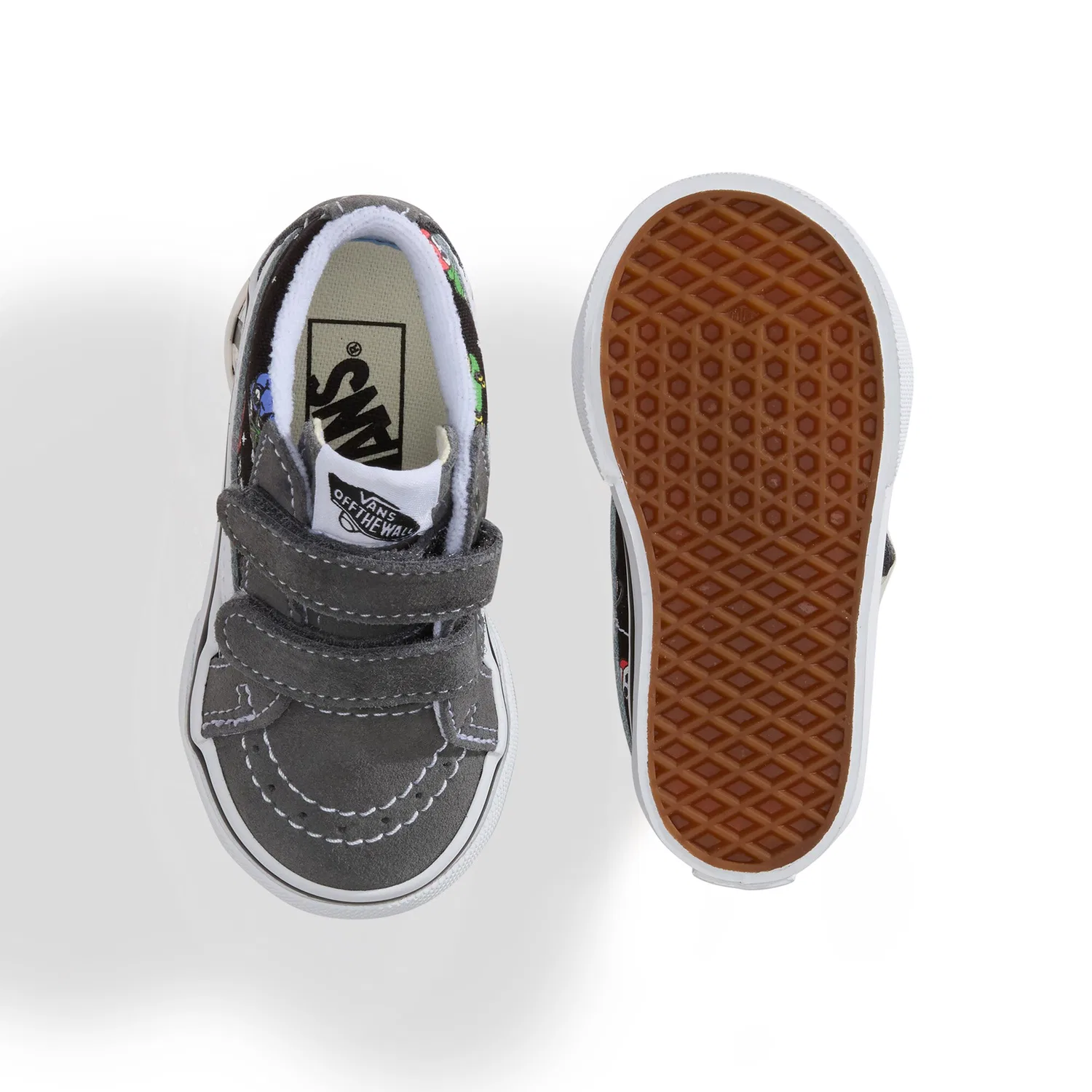 Кроссовки, Casual Bebés SK8-Mid Reissue V, Vans, Gris Piedra — фото 3