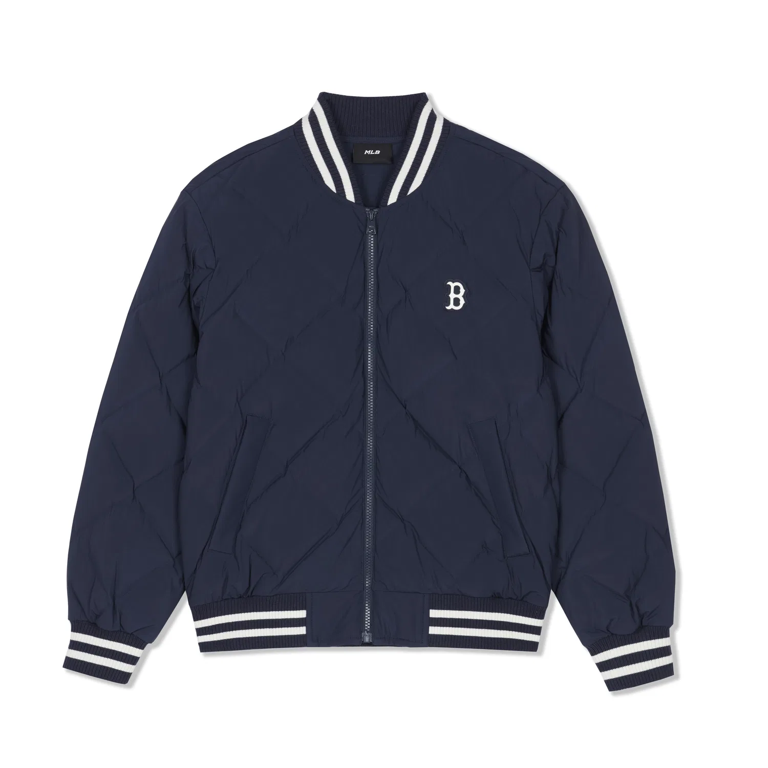 Детский пуховик с бейсбольным воротником MLB, Dark Navy Blue
