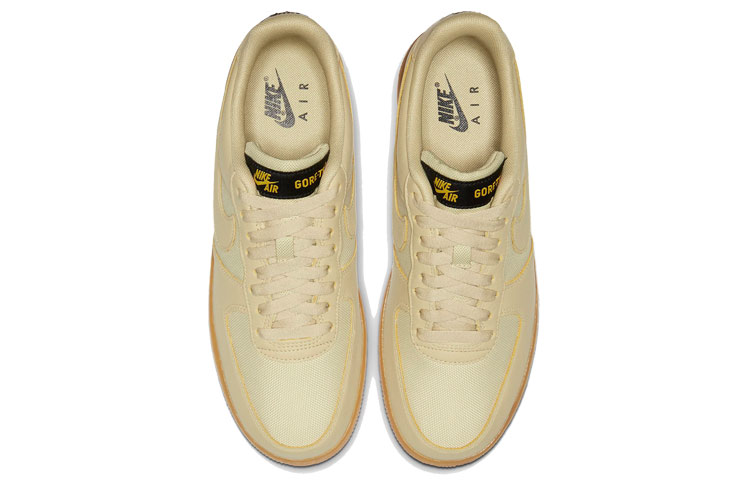 Кроссовки Nike Air Force 1 Low Gore-Tex Team, золотой/хаки — фото 4