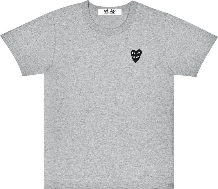 

Футболка Comme des Garçons PLAY Layered Heart T-Shirt 'Grey', серый