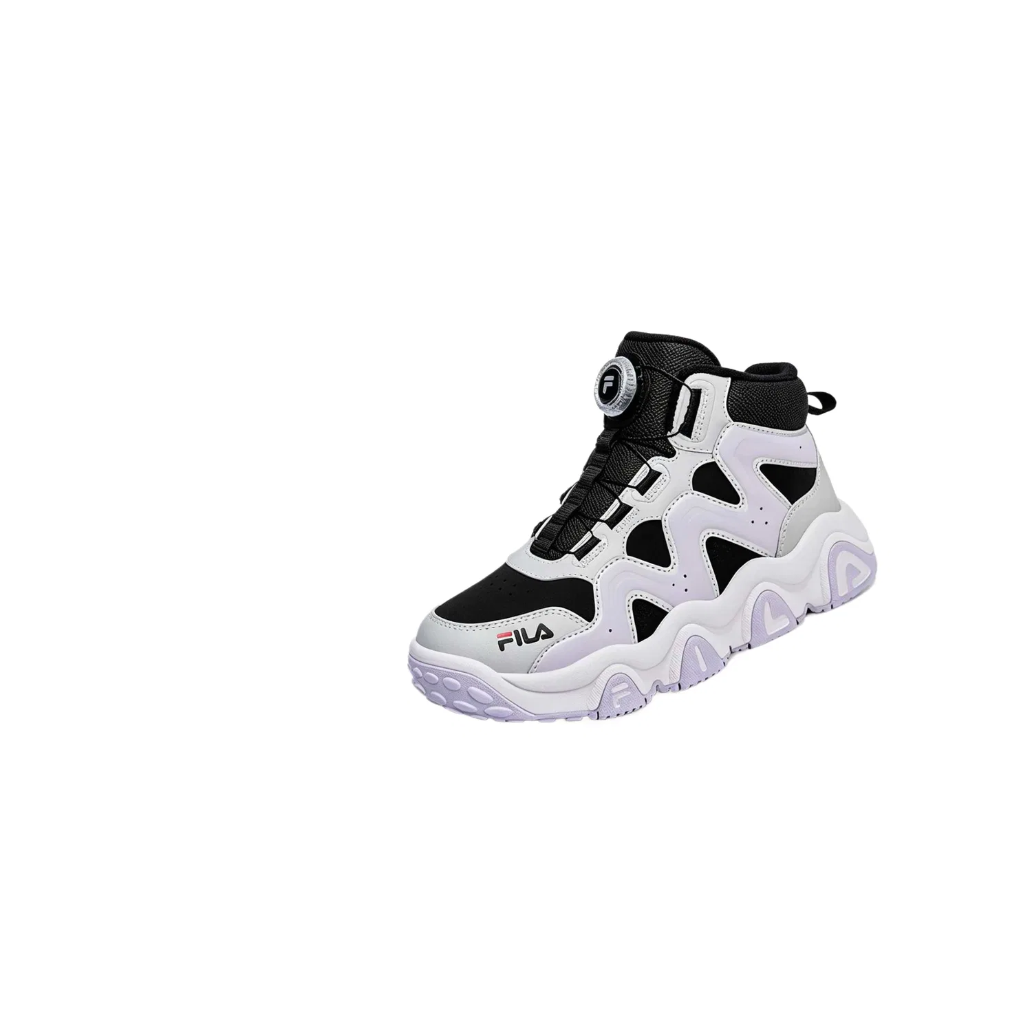 Детские утепленные кроссовки FILA KIDS JAGGER 2, Black/Heather Purple — фото 3