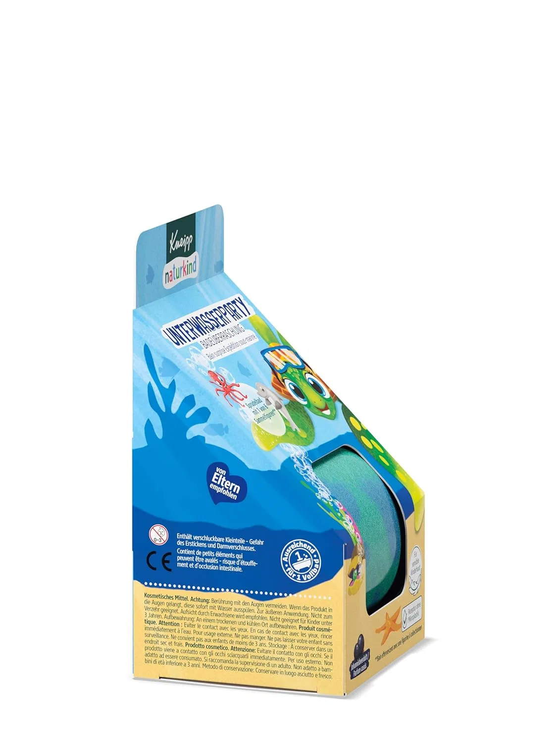 Мяч для ванны Kneipp Naturkind Underwater Party, смородиновый аромат, 1 шт, разноцветный — фото 3
