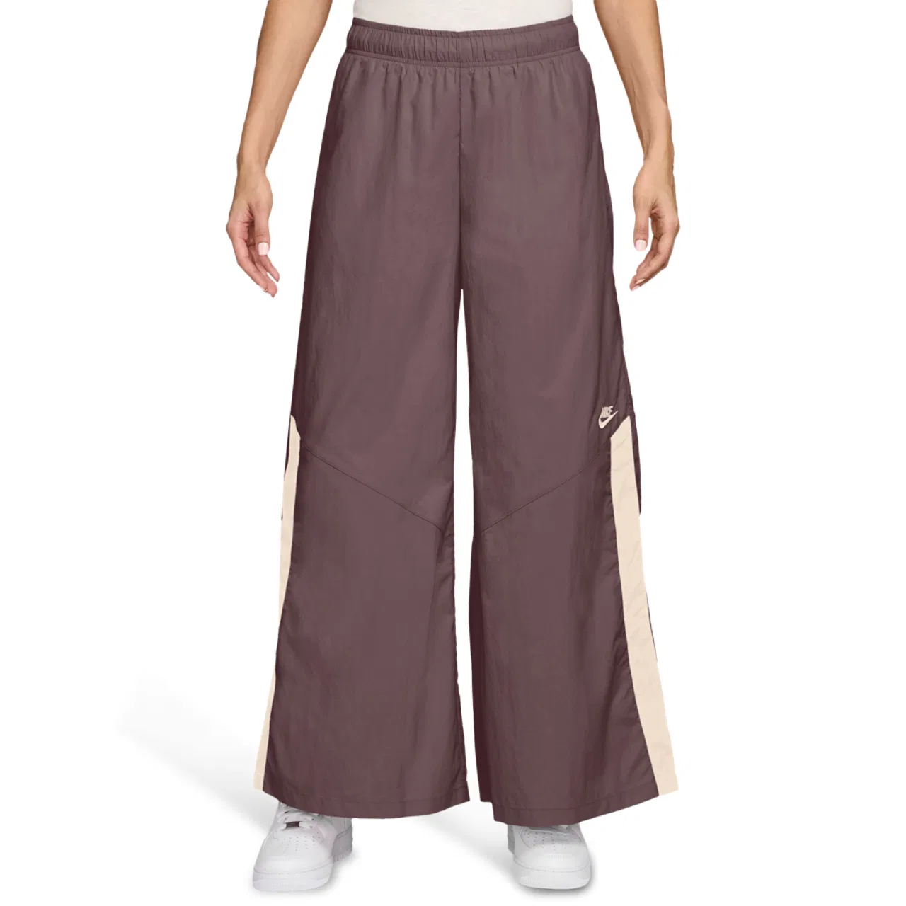 Женские брюки широкие NSW Wide Leg Woven Nike, цвет Tattoo/Chalk