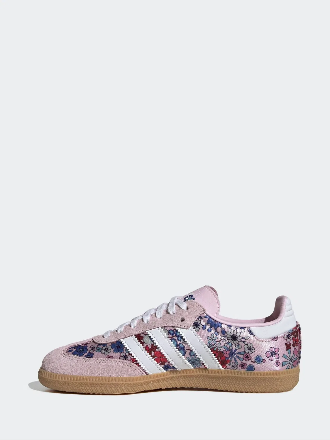 Кроссовки Samba OG x Liberty London, adidas Originals, сиреневый/розовый — фото 2