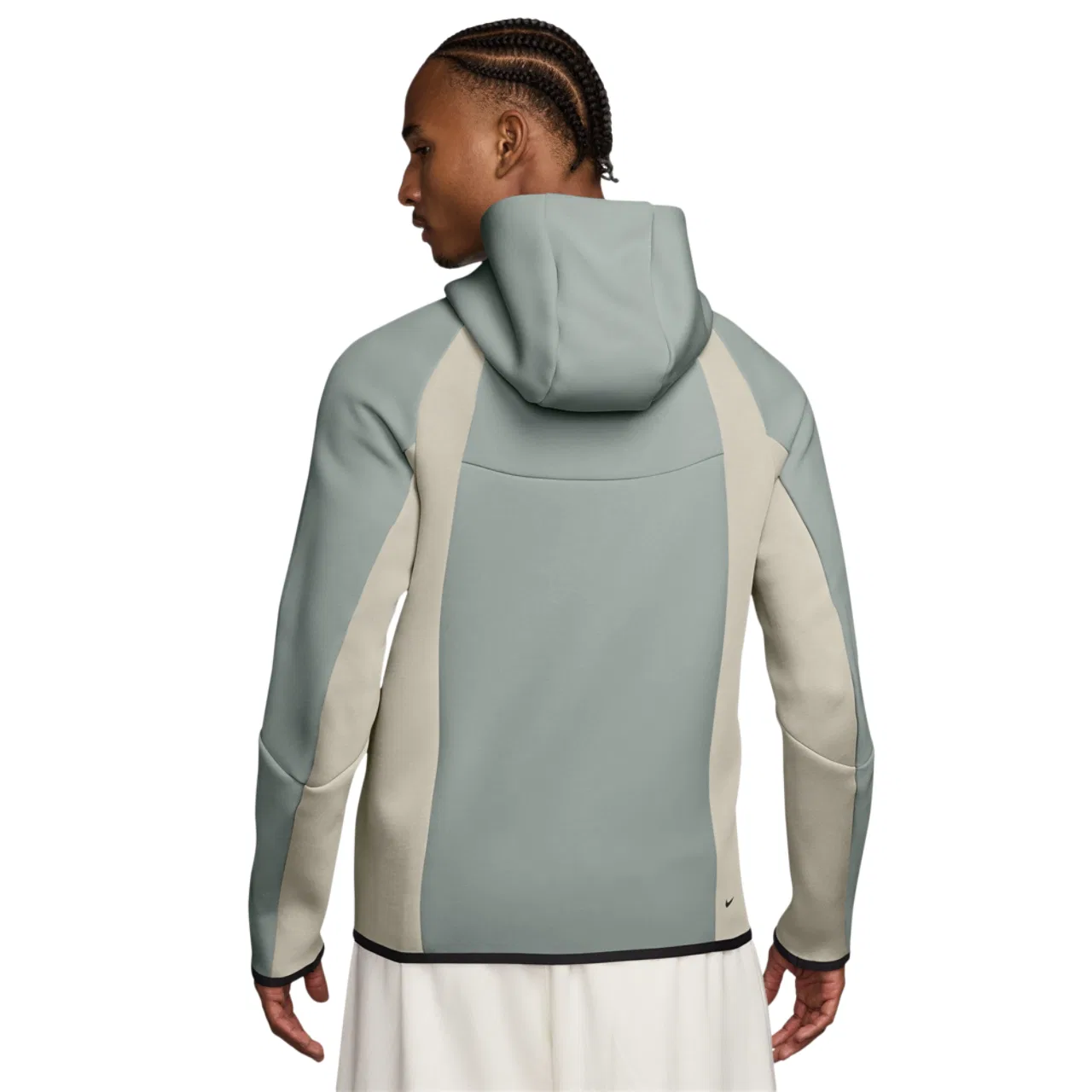Мужская куртка Tech Fleece Pro Wear Nike, зеленый/белый — фото 2