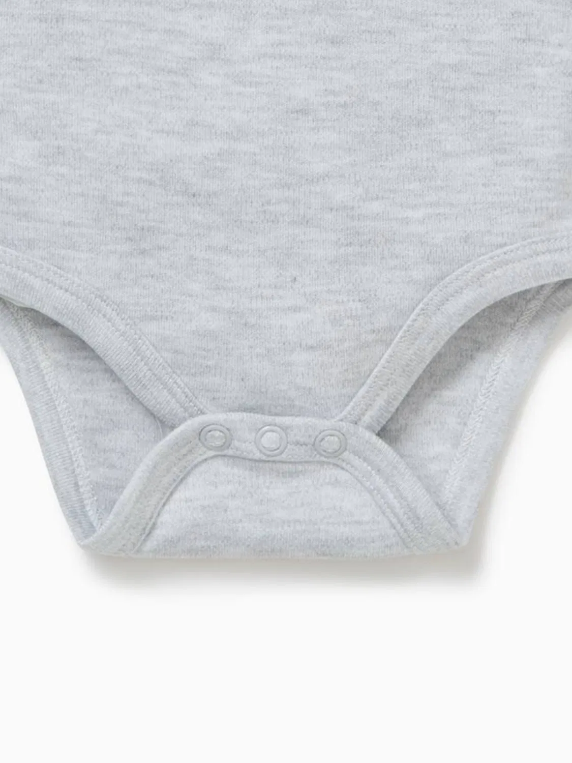 Боди с длинным рукавом Envelope Neckline Mori, Серый — фото 4