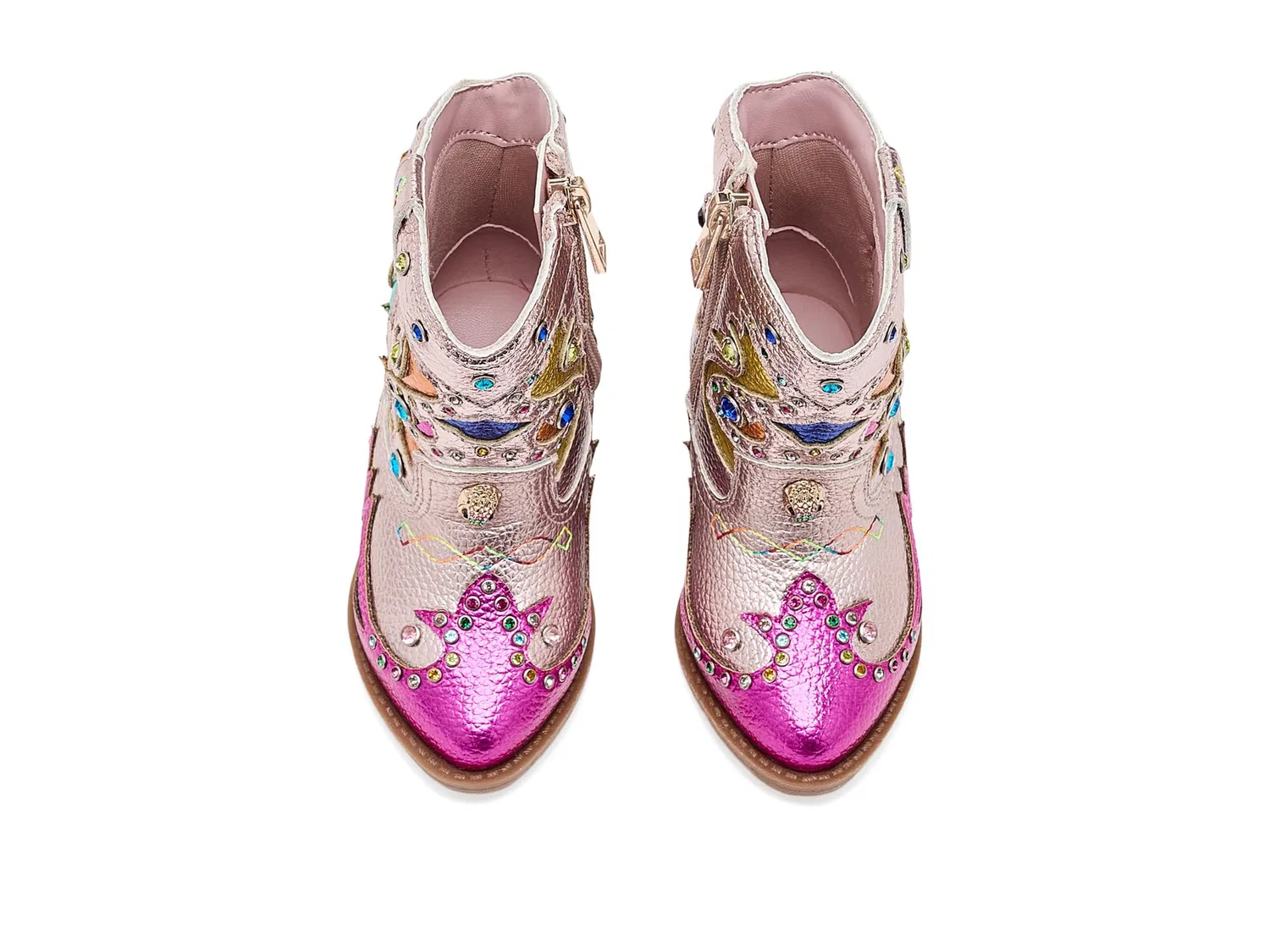Мини-ковбойские сапоги Кенсингтон (для малышей) Kurt Geiger London Kids, Rainbow — фото 3