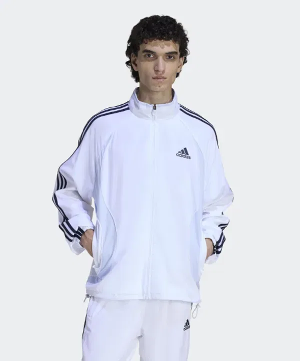 Тренировочная куртка Teamgeist Adicolor, Adidas, белый