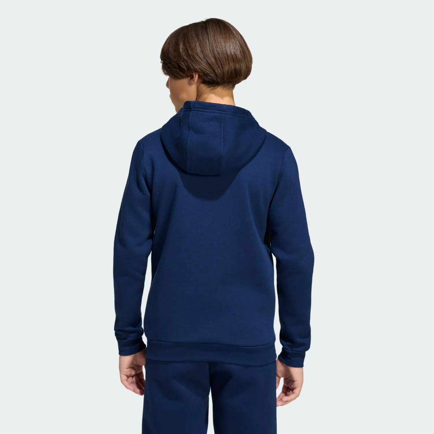 Толстовка на молнии Adidas Performance Athletic Entrada26 темно-синего цвета — фото 3