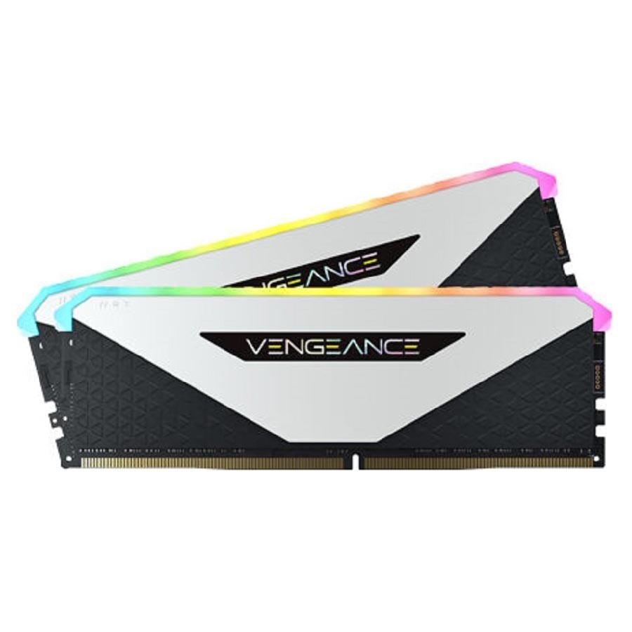 

Оперативная память Corsair Vengeance RGB RT, 16 Гб (2х8), DDR4-3200 МГц, CL16, CMN16GX4M2Z3200C16W, белый