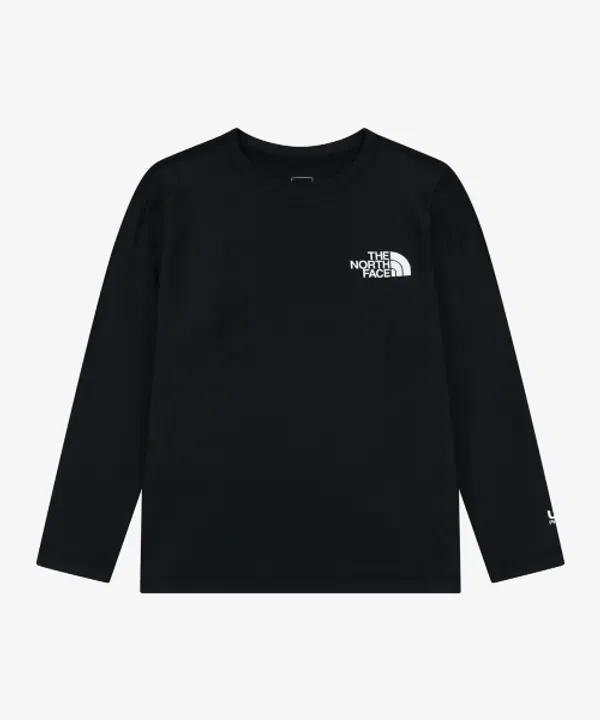 Футболка с длинным рукавом Surf Kids, nt7ts03s The North Face Kids, черный