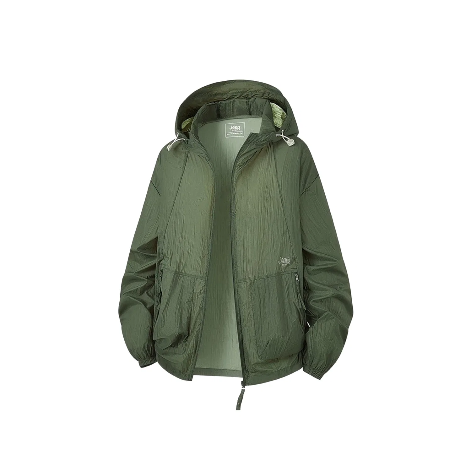 Детская куртка с капюшоном для защиты от солнца Ice Peak Jeep, Army Green