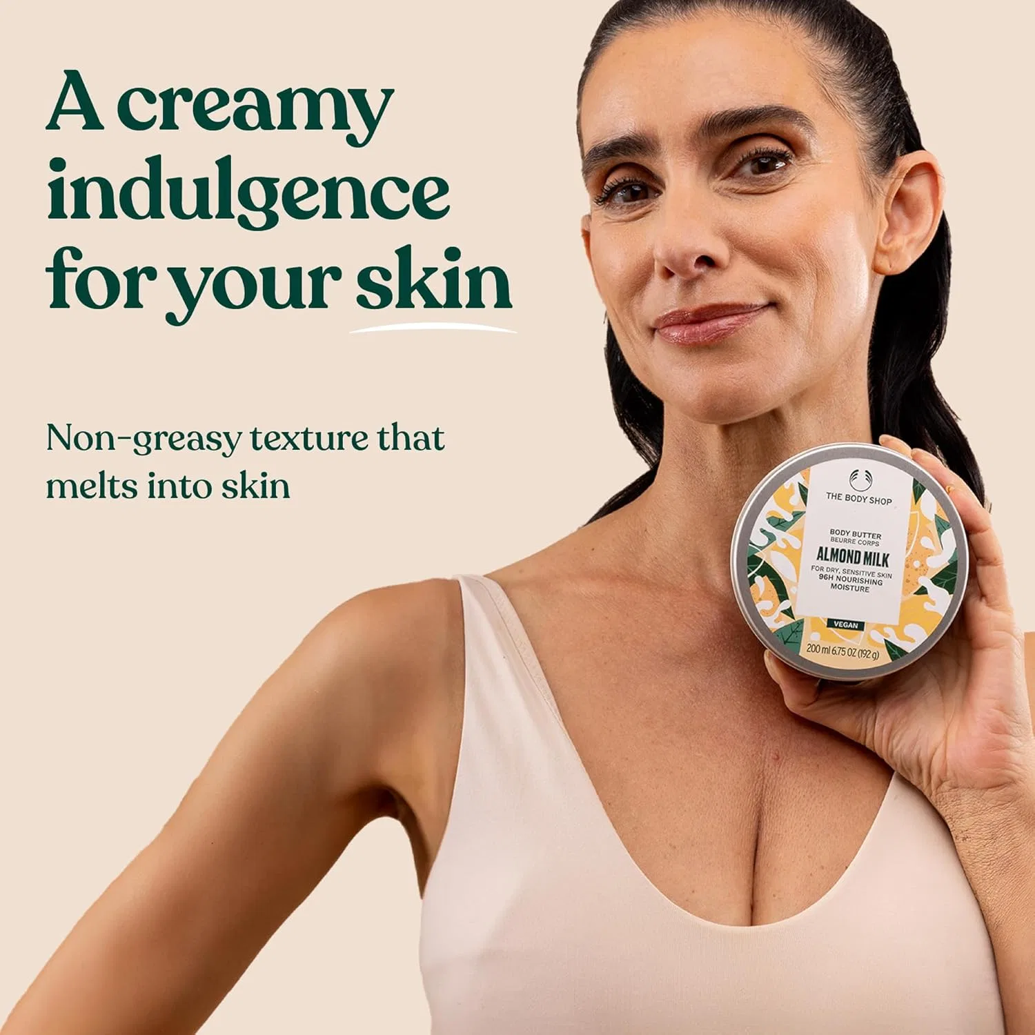 Масло для тела The Body Shop Almond Milk, 200 мл, Almond — фото 4