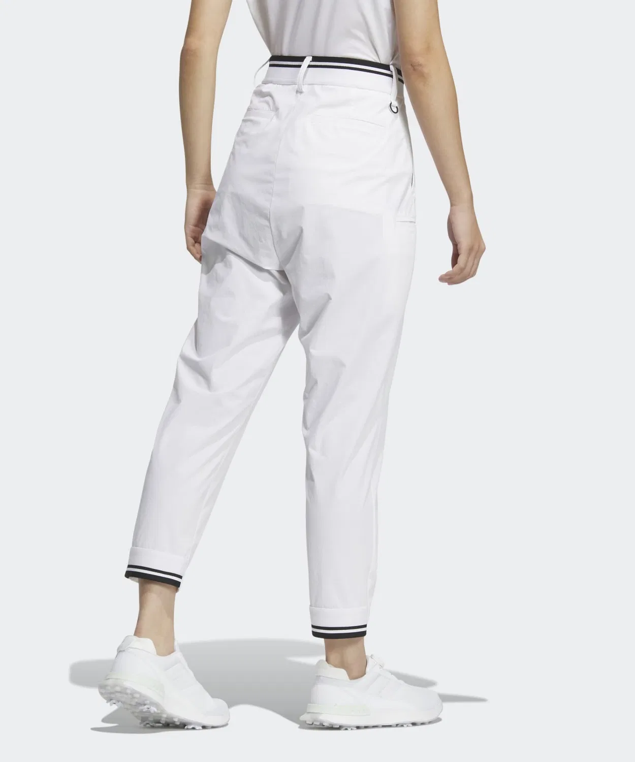 Женские брюки свободного кроя с карго-карманами Beyond The Course EX Stretch Active Adidas, White — фото 2