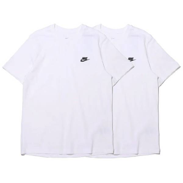 

Комплект футболок Nike Sportswear Club, 2 предмета, белый